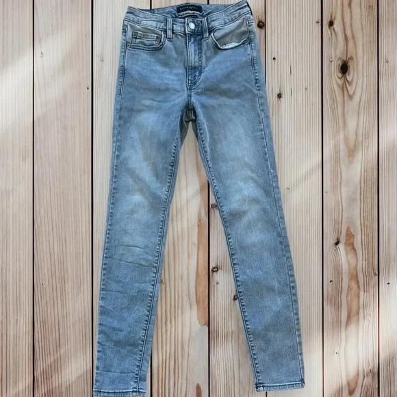 Aeropostale Women's High Rise‎ Light Blue Denim Jegging Jeans Size 2 - Picture 1 of 4